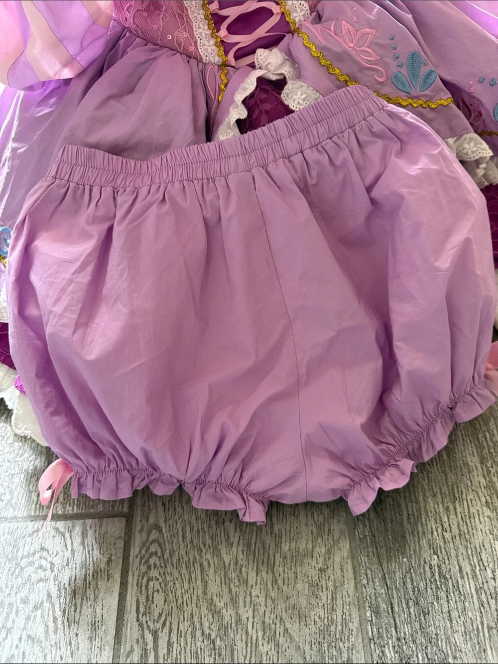 NWT-Bitty bundle of joy- Tangled Princess Dress-Up Costume for Kids